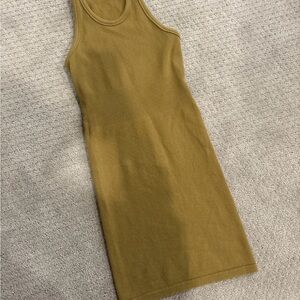 ALO Yoga seamless warm night tan dress